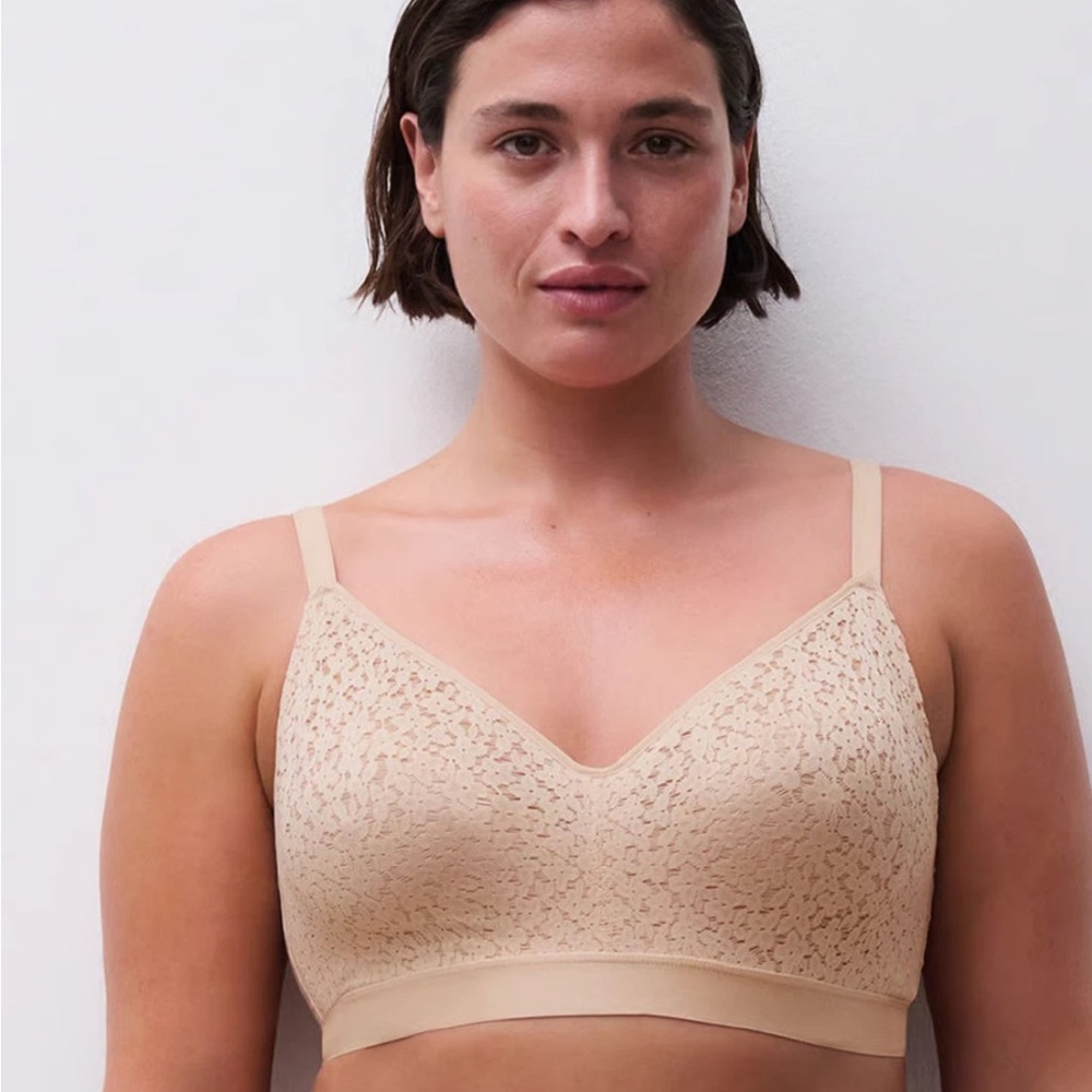 Chantelle Norah Comfort Supportive Wirefree Bra  Nude Blush 30DD